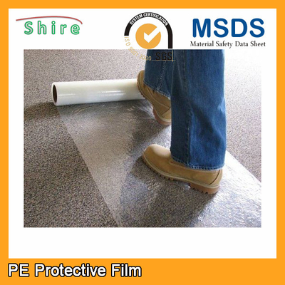 Durable Carpet Shield Self Adhesive Film , Plastic Protective Carpet Film PE Material