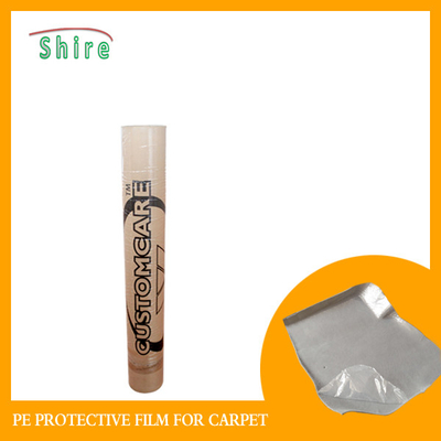 Automotive Carpet Protection Film PE Protective Tape With Solvent Glue